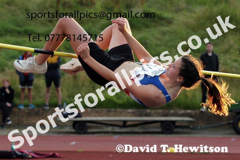 High jump, 2021 North East Grand Prix 6, Monkton, Wednesday, August 4th. Photo: David T. Hewitson/Sports for All Pics